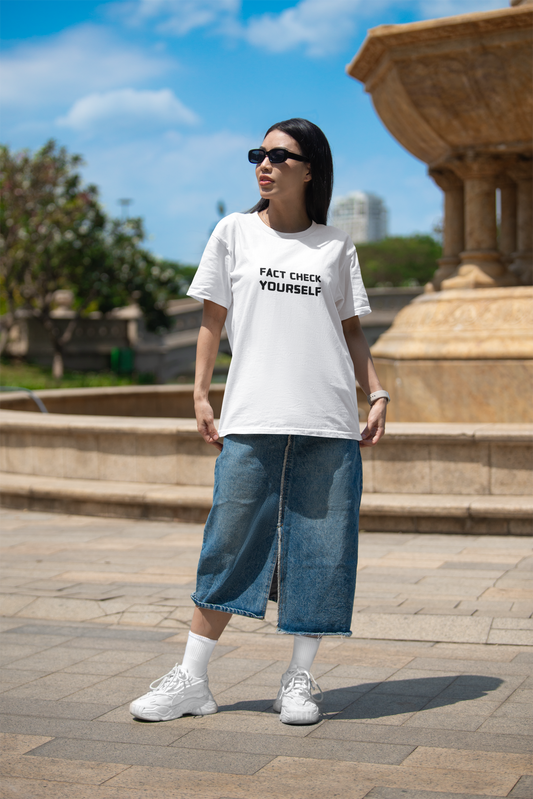 FACT CHECK YOURSELF unisex tee