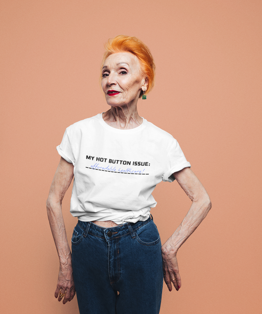 MY HOT BUTTON ISSUE DIY unisex tee