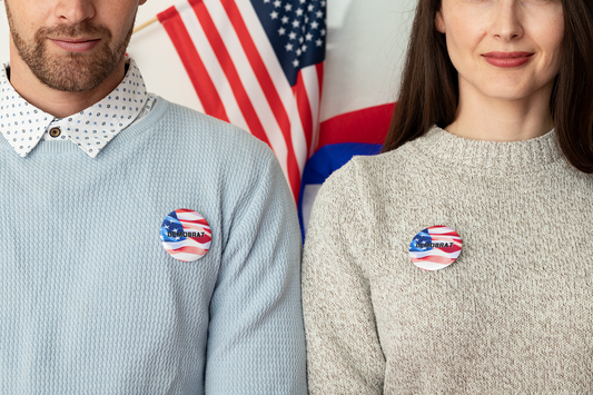 DEMOBRAT 'murica pins