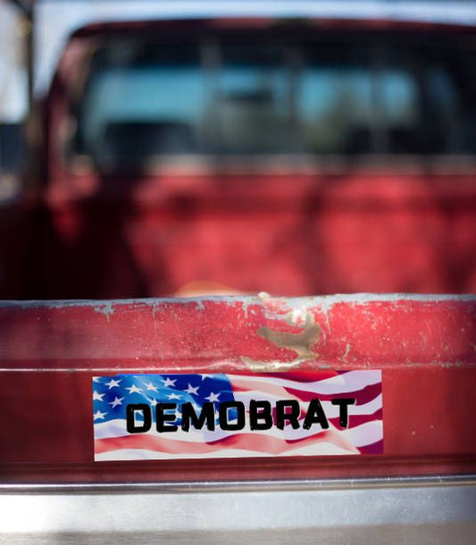 DEMOBRAT 'murica bumper sticker